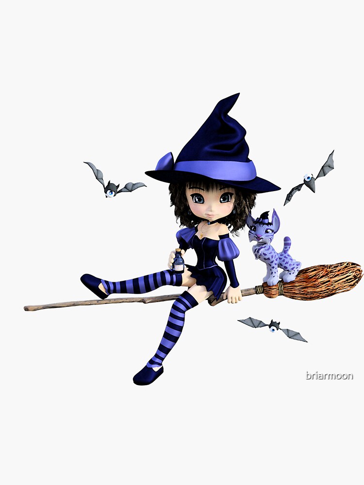 Little Witch & Eye Bats by briarmoon