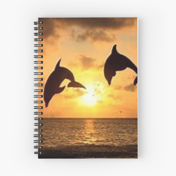 Aperçu de l'œuvre Dolphin Sunset sur autocollants, vêtements, accessoires, chemises, décoration intérieure. https://lduke47.redbubble.com créée et vendue par lduke47.