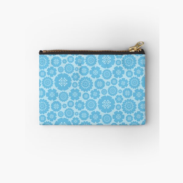Item preview, Fijian Masi Flowers - Blues designed and sold by lolomastudio.