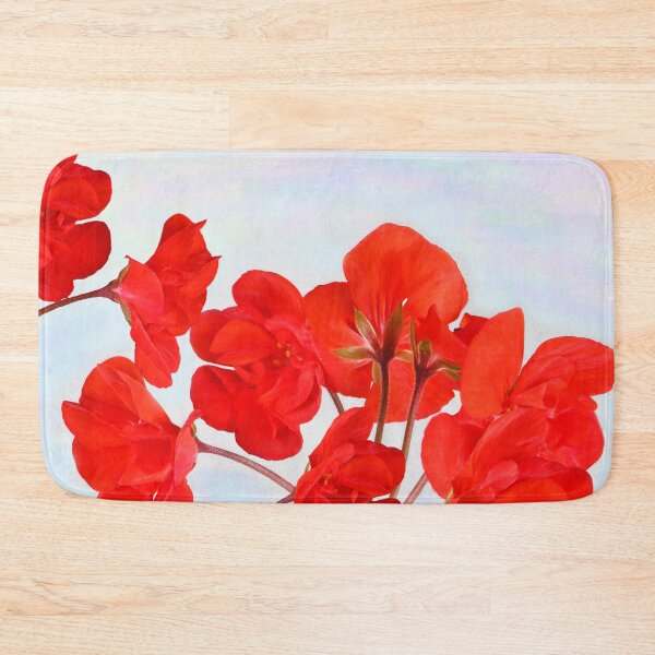 Item preview, Summer Red Geranium Flowers designed and sold by FineArtography.