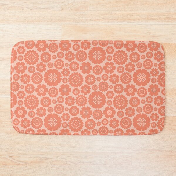 Item preview, Fijian Masi Flowers - Peach designed and sold by lolomastudio.