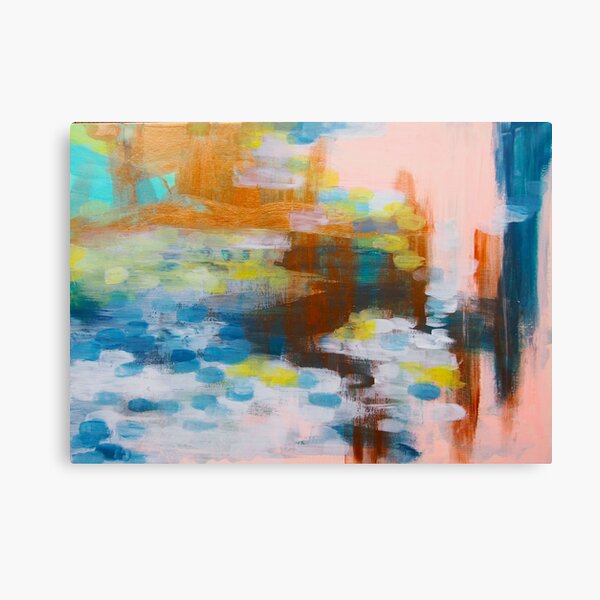 Pink and Copper Canvas Print