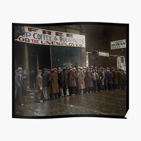 Al Capone’s Soup Kitchen, Chicago, 1931 Poster