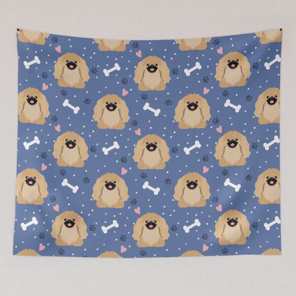Item preview, Cute Fawn Pekingese Peke designed and sold by Lulupainting.