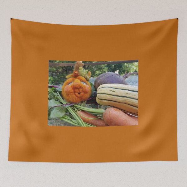 Item preview, Felted Pumpkin and Fall Veggies designed and sold by LaLaTextiles.
