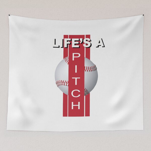 Item preview, Life's a Pitch, Baseball designed and sold by lmcvinco.