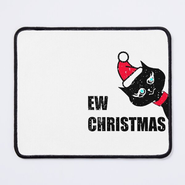 Item preview, Ew Christmas Black Cat Santa Hat Cute Black Cat Christmas,Ew Christmas Vintage Funny Cat Lover designed and sold by ilias13.