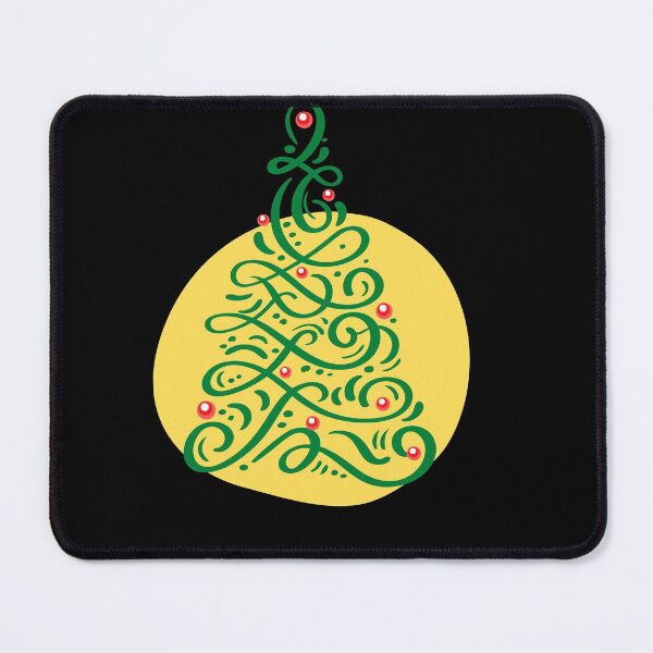 Item preview, Ornamental hand-drawn Christmas tree with balls illustration designed and sold by Red-ElYoubi.