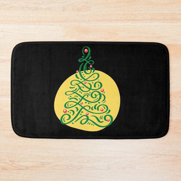 Item preview, Ornamental hand-drawn Christmas tree with balls illustration designed and sold by Red-ElYoubi.