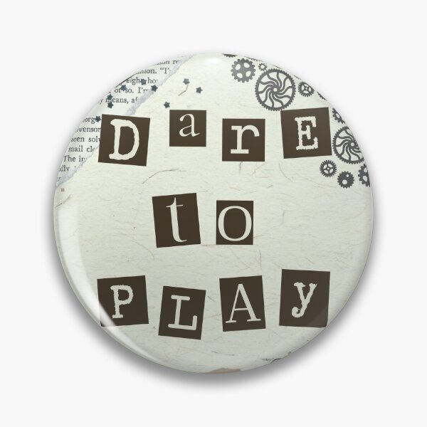 Item preview, Dare to Play - Scrapbook Cover designed and sold by plethoric.