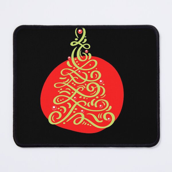 Item preview, Hand Drawn Ornamental Christmas tree with balls illustration designed and sold by Red-ElYoubi.