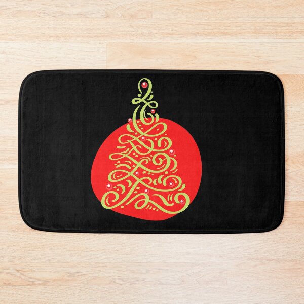 Item preview, Hand Drawn Ornamental Christmas tree with balls illustration designed and sold by Red-ElYoubi.