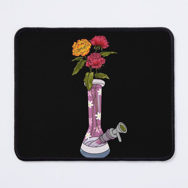 Item preview, Bong flower vase black background designed and sold by Calli Harris.