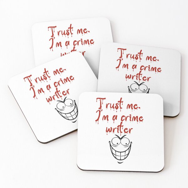 Item preview, Trust Me, I'm a crime writer designed and sold by Scribblehound.