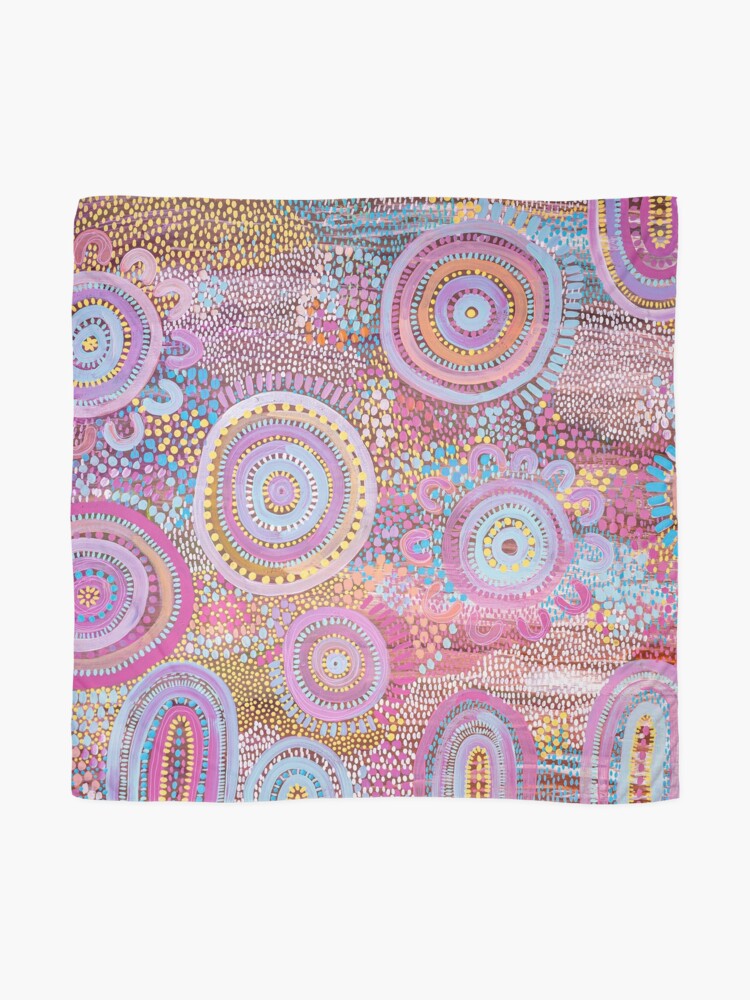 Alternate view of lets find seashells Scarf