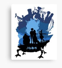 Moving Castle Canvas Print