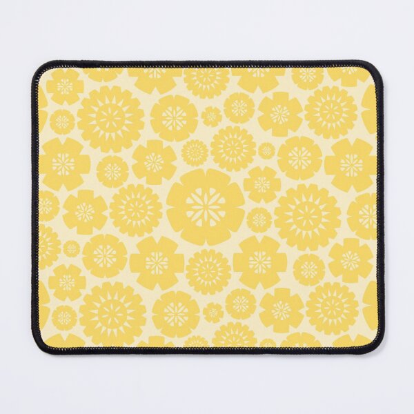 Item preview, Fijian Masi Flowers - Yellow designed and sold by lolomastudio.