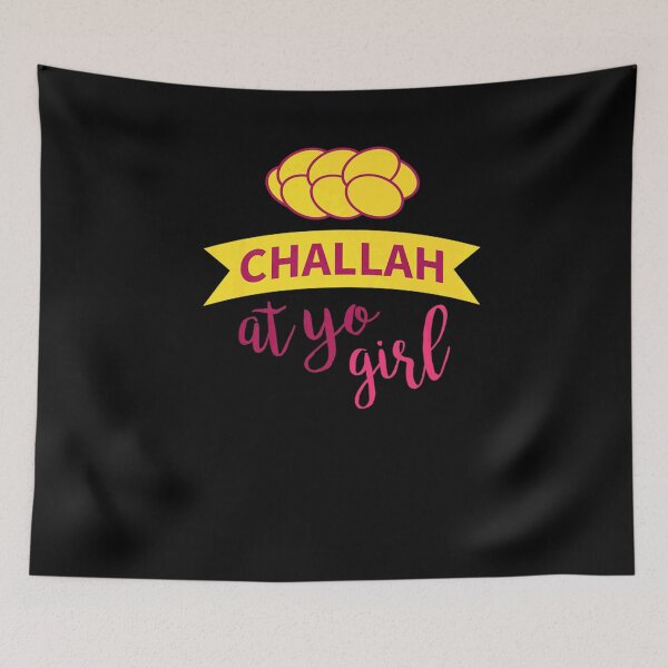 Item preview, Challah at yo Girl Funny Jewish Quote Fans designed and sold by BransonWikinson.