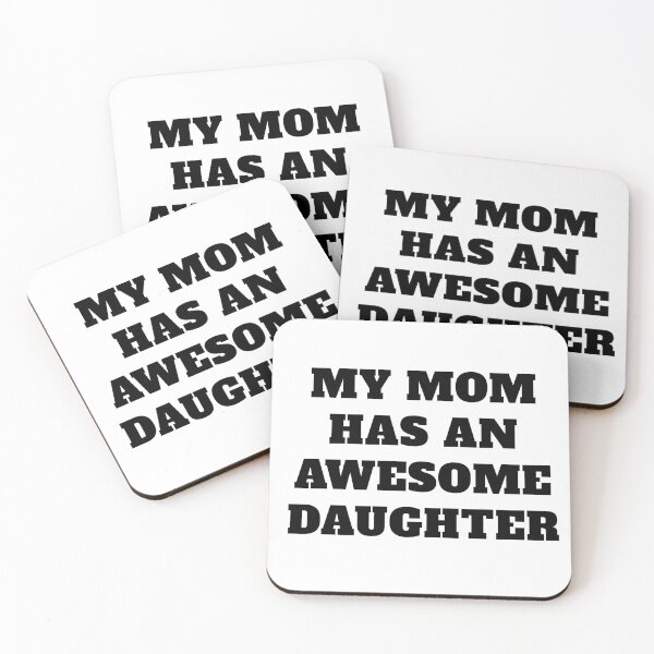 Item preview, My Mom Has an Awesome Daughter designed and sold by ThePurpleFrog.