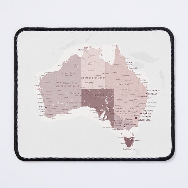 Item preview, Australia Map designed and sold by UrbanEpiphany.