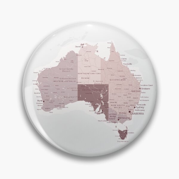 Item preview, Australia Map designed and sold by UrbanEpiphany.