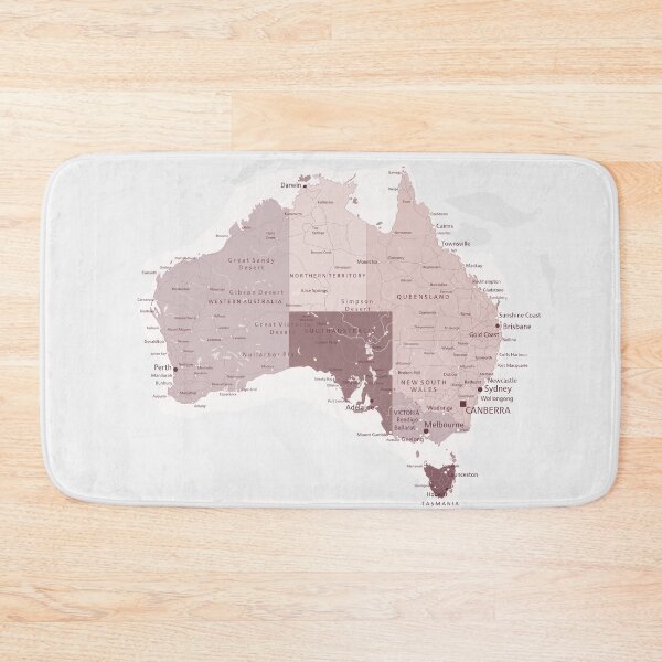 Item preview, Australia Map designed and sold by UrbanEpiphany.
