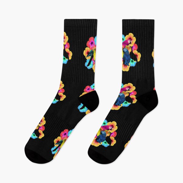 Item preview, Neon Birds and Flowers designed and sold by janraydesigns.