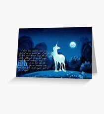 The Last Unicorn 2.0 Greeting Card