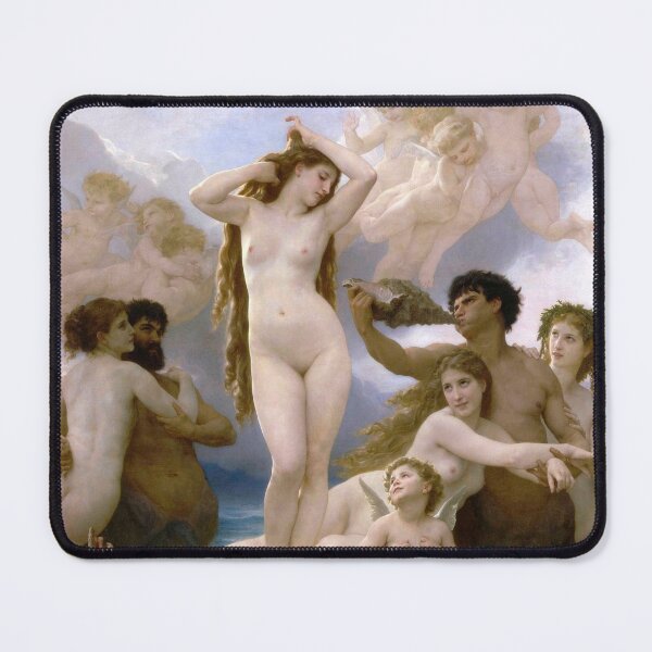 The Birth of Venus (Bouguereau) Mouse Pad