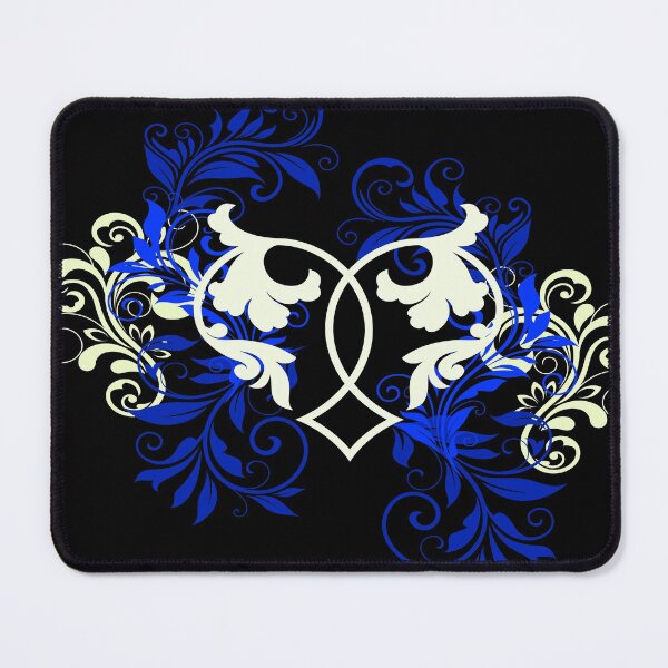 Item preview, Blue and White Ornate Heart Design designed and sold by jcad216.