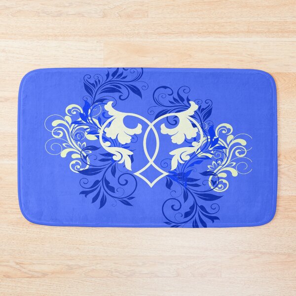 Item preview, Blue and White Ornate Heart Design  designed and sold by jcad216.