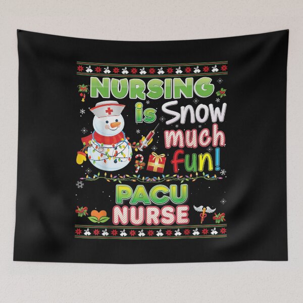 Item preview,  Nursing Snow Much Fun Pacu Nurse So Snowman Christmas designed and sold by bonytmrz.