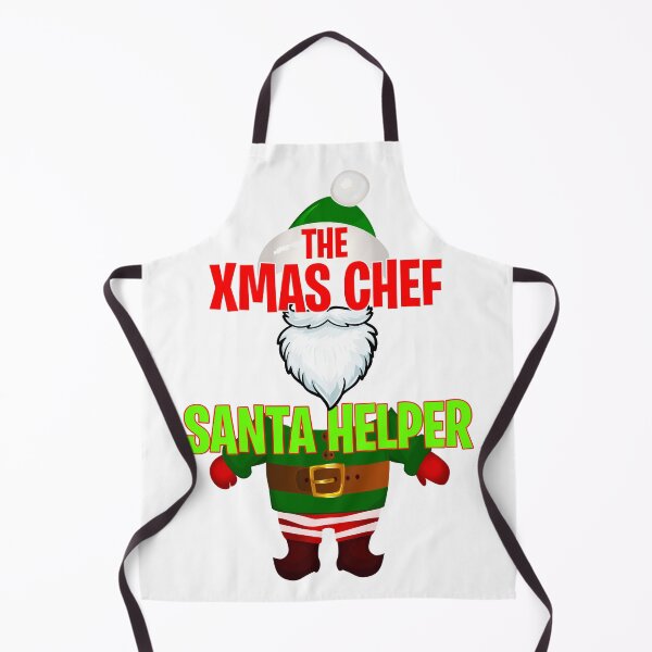 Item preview, Santas Little Helper. Christmas Outfit. Xmas Elf. Chef Cook Xmas Gift designed and sold by BitcoinBros.