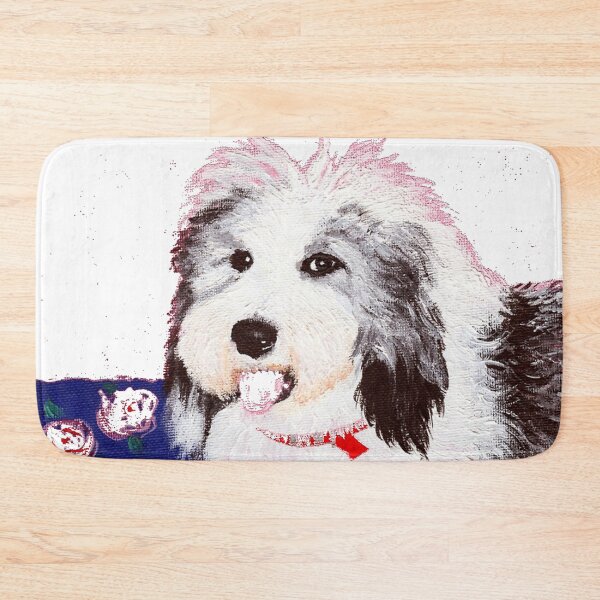 Item preview, ☺OLD ENGLISH SHEEPDOG ~Maxie~puppy dog animal pet lovers gift~CUTE! designed and sold by Spinning Plates 360.