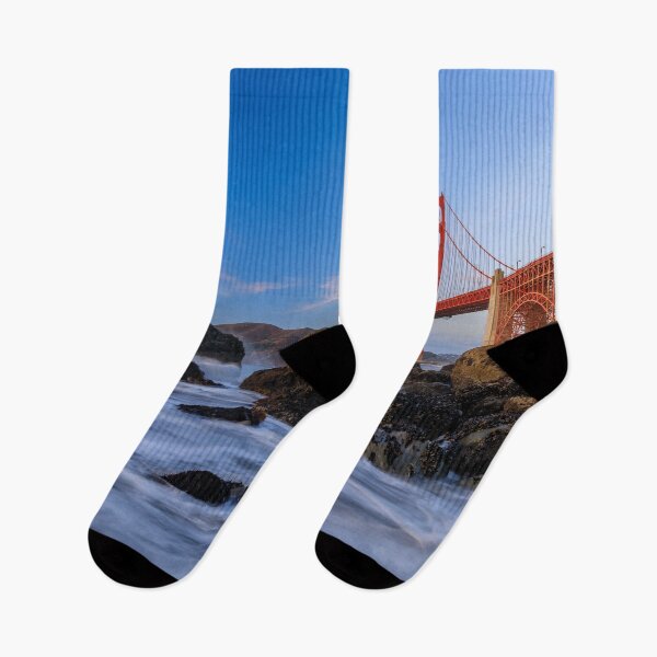 Item preview, Famous Golden Gate Bridge in San Francisco at sunset designed and sold by SvetlanaSF.
