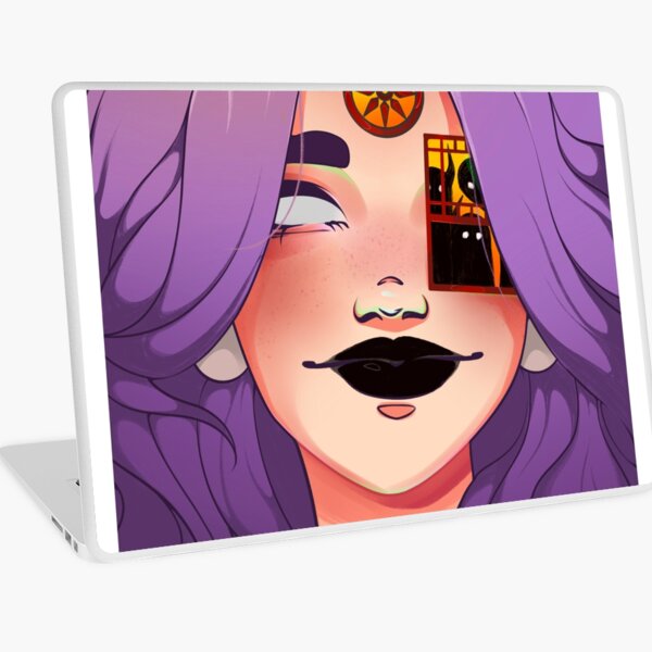 Haunted House Laptop Skin