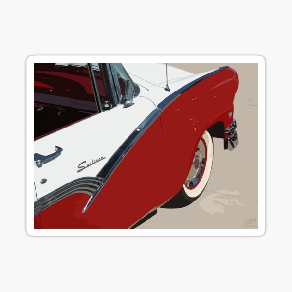 1956 Ford Fairlane Sunliner Sticker
