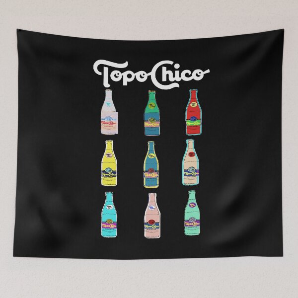 Item preview, White And Black Topo Chico Mexican Water designed and sold by Liloclosh.