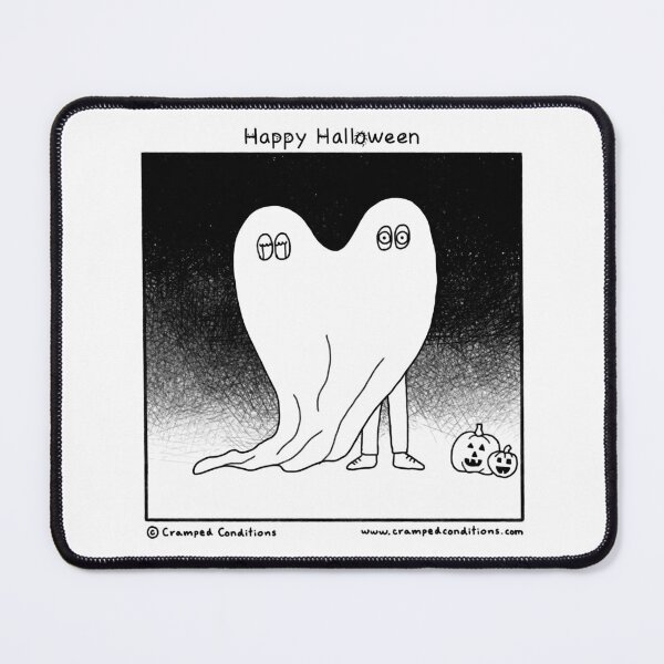 Item preview, Happy Halloween Ghost designed and sold by Cramped Conditions.