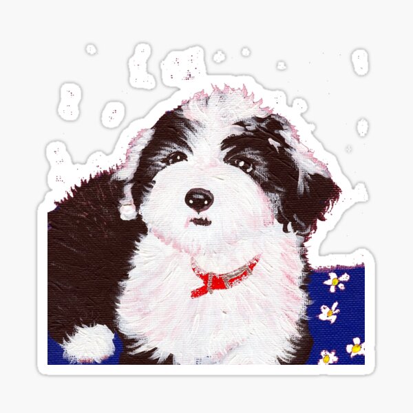 Item preview, ☺OLD ENGLISH SHEEPDOG ~Maxie~puppy dog animal pet lovers gift~CUTE! designed and sold by SpinningPlates.