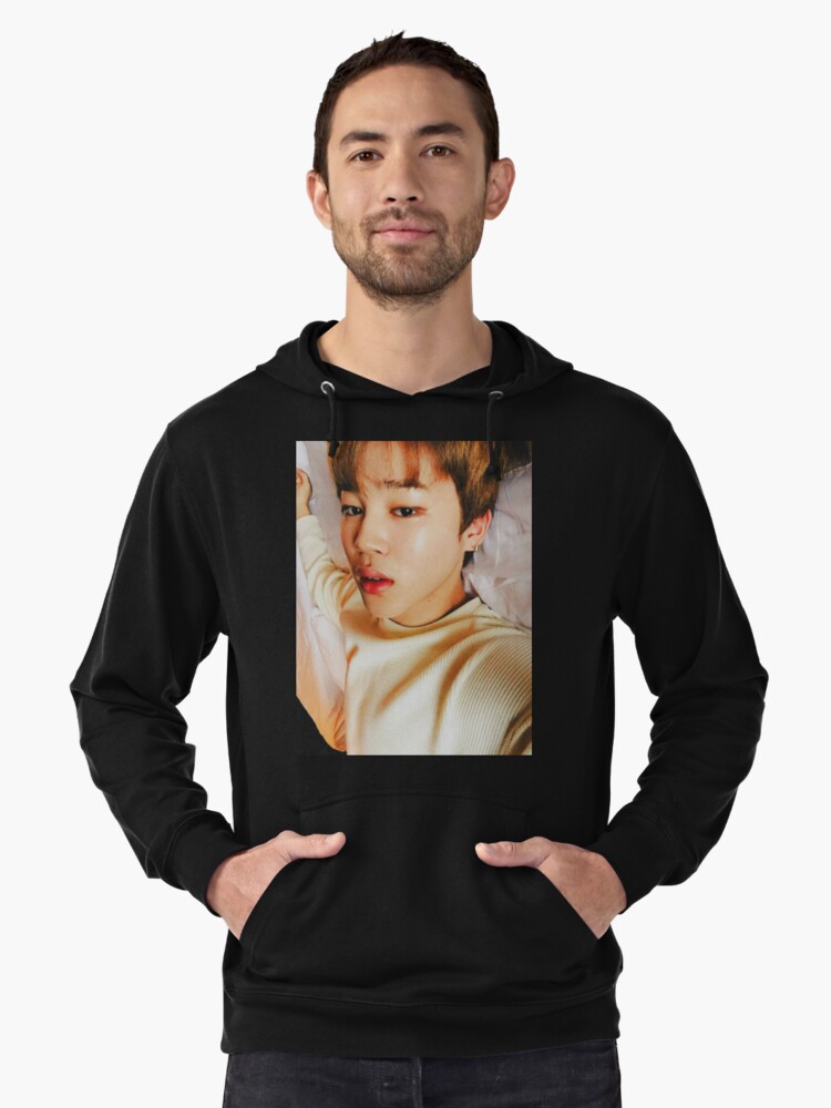 “BTS JIMIN” Lightweight Hoodie by JIMINIECHIMCHIM | Redbubble