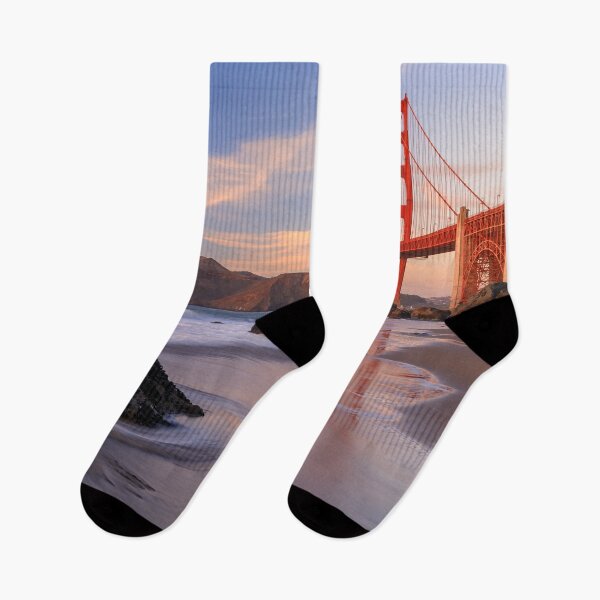 Item preview, Famous Golden Gate Bridge in San Francisco at sunset designed and sold by SvetlanaSF.