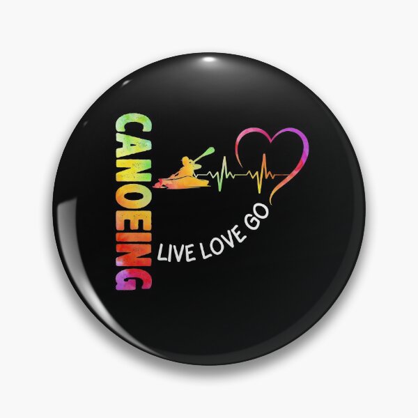 Item preview, Live Love Canoeing Watercolor Art designed and sold by Landesign.