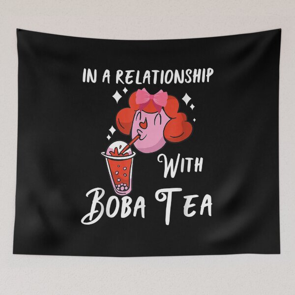 Item preview,  Tea Relationship With Boba Funny Bubble Couple designed and sold by sandyq55.