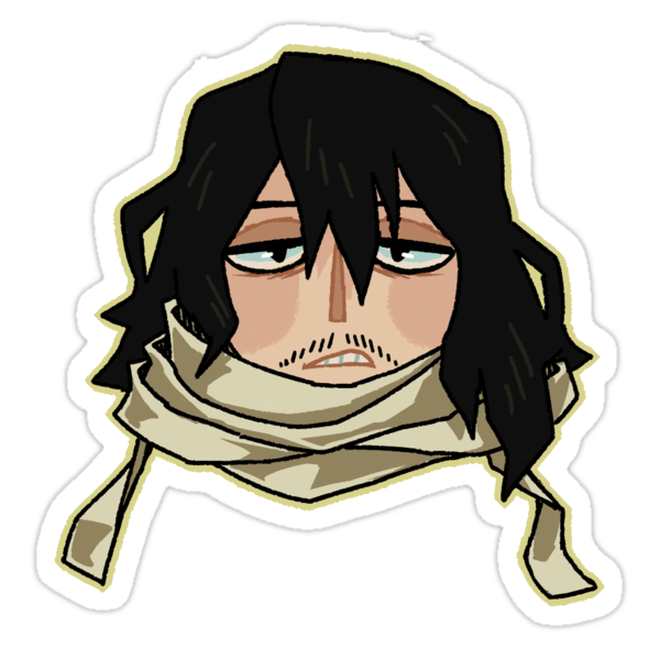 shouta aizawa stickers by shebifer redbubble
