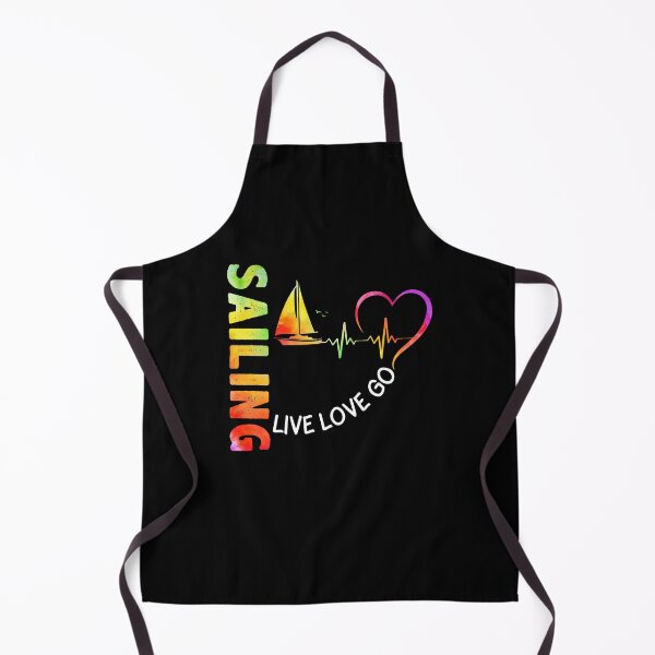 Item preview, Live Love Sailing Watercolor Art designed and sold by Landesign.