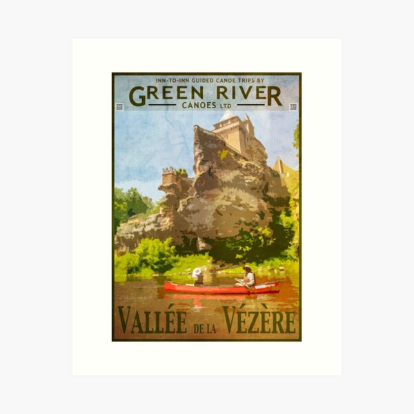Item preview, Canoeing on the Vezere designed and sold by Steven House.