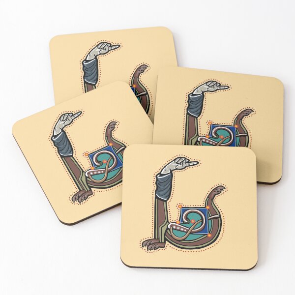Item preview, Letter U Manicule W 14C Maastricht Psalter parody  designed and sold by Donnahuntriss.