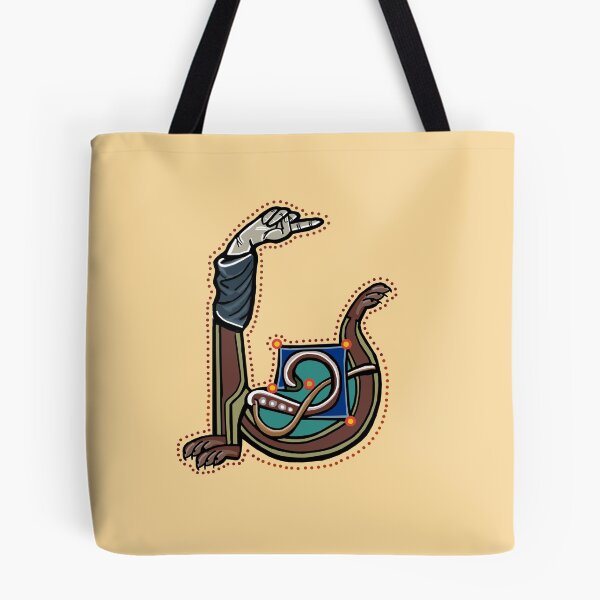 Item preview, Letter U Manicule W 14C Maastricht Psalter parody  designed and sold by Donnahuntriss.