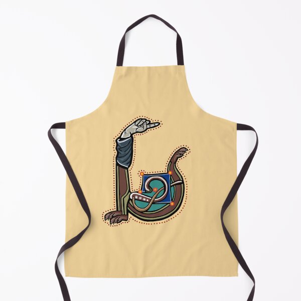 Item preview, Letter U Manicule W 14C Maastricht Psalter parody designed and sold by Donnahuntriss.